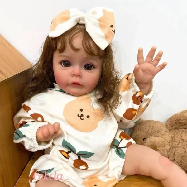 Cokela New 60cm/24inch Finished Reborn Baby Dolls Realistic Lifelike Adorable Newborn Body Best