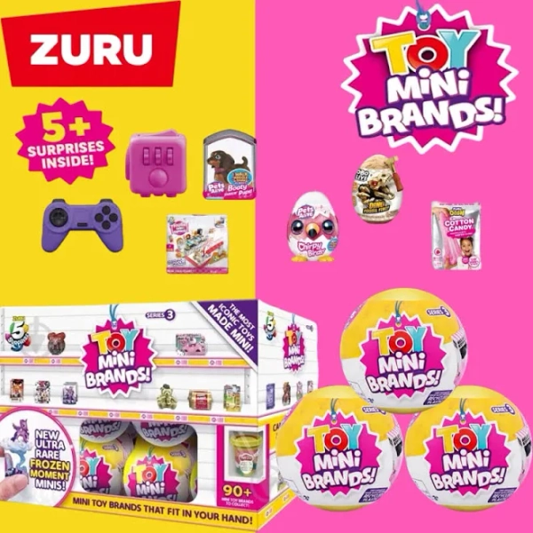 Zuru Mini Brands Toys Series 5 Surprise Brands Toy Cute Handmade DIY Guess Balls Kids Gifts Original