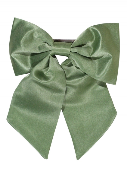 Girls Hair Bow in Moss Green | Solid Moss Green Ladies Hair Bow Clip | Bows-N-Ties.com
