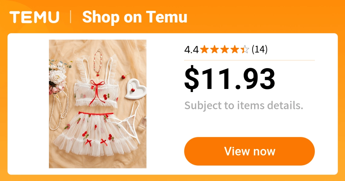 cherry set 6221 lingerie women's lingerie lounge temu - Temu