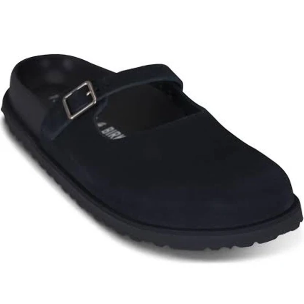 1774 Birkenstock Women's Maria Cazador Black Suede Flat | 10 M by Mitchell Stores