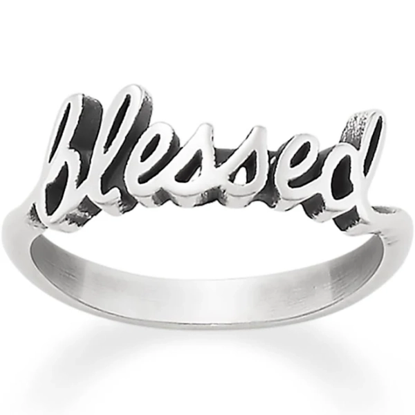 Sterling Silver Blessed Ring