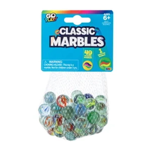 Classic Marbles 50-Pack | Five Below