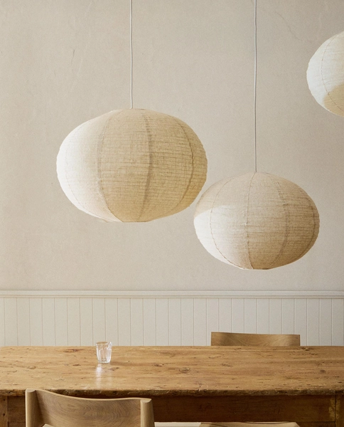 LINEN PENDANT LAMP LAMPSHADE