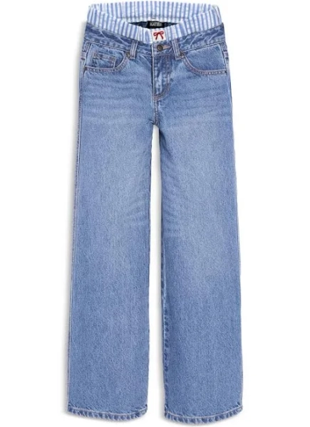 katiej nyc Tween Chicago Low Rise Jeans W/ Peekaboo BOXERS