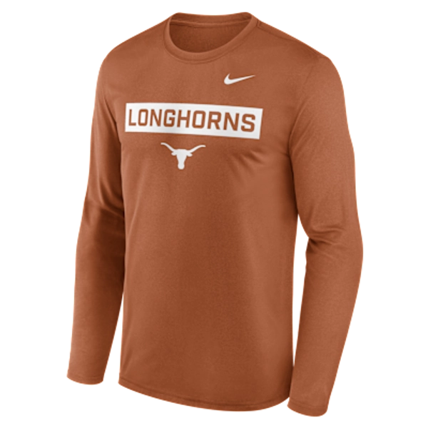 Texas Primetime Legend 2-Hit Men's Nike Dri-FIT College Long-Sleeve T-Shirt