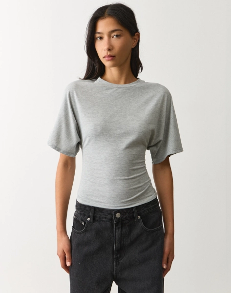 Cinched Short Sleeve Top