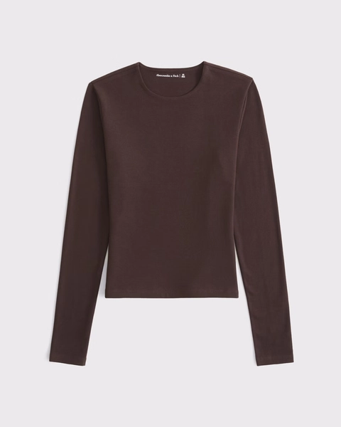 Double-Lined Long-Sleeve Baby Tee
