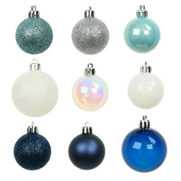 Ashland Frosted Fairytale Shatterproof Ball Ornaments