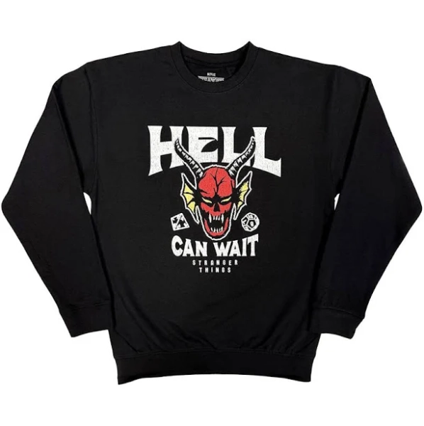 Stranger Things Hell Can Wait Sweatshirt