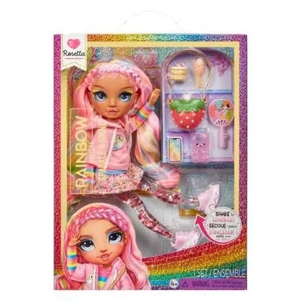 Rainbow High Sparkle & Shine Fashion Dolls Rosetta Pink