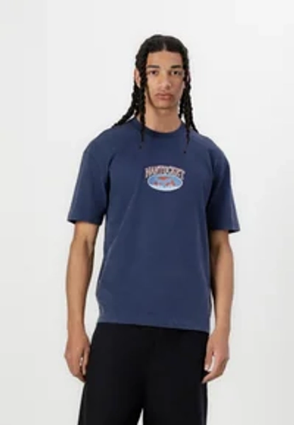 BOXY DESTINATIONS  - Print T-shirt - dark blue