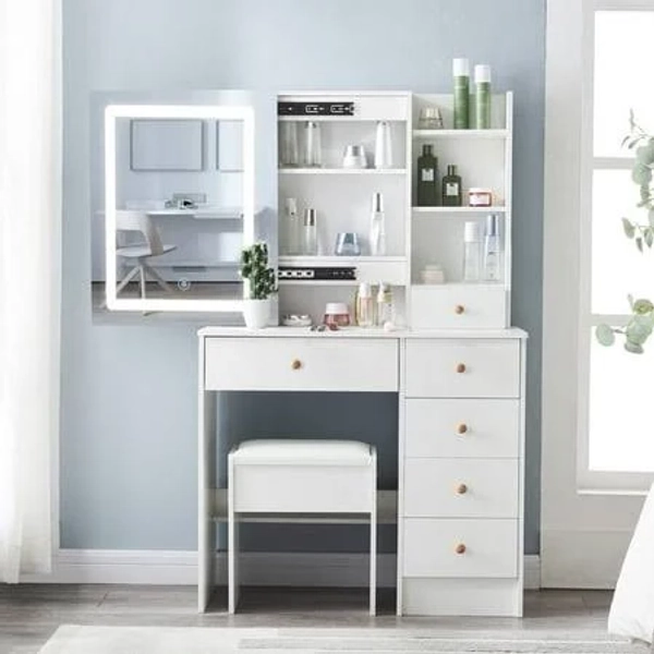 Yamissi Modern Makeup Vanity