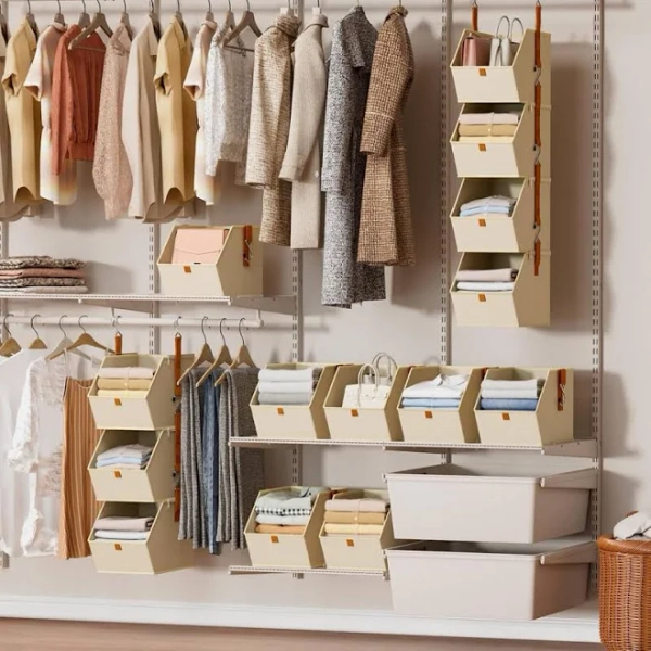 4 Tier Hanging Closet Organizer