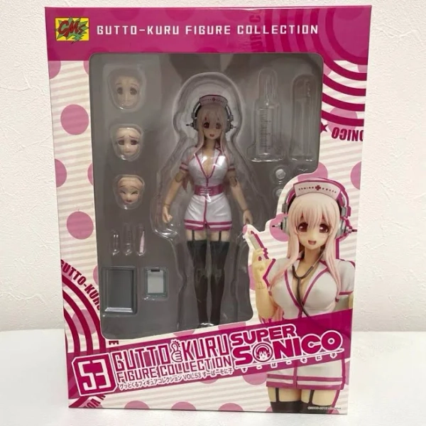 CM's Super Sonico Gutto Kuru Figure Collection 53 Nurse Ver. Action Figure
