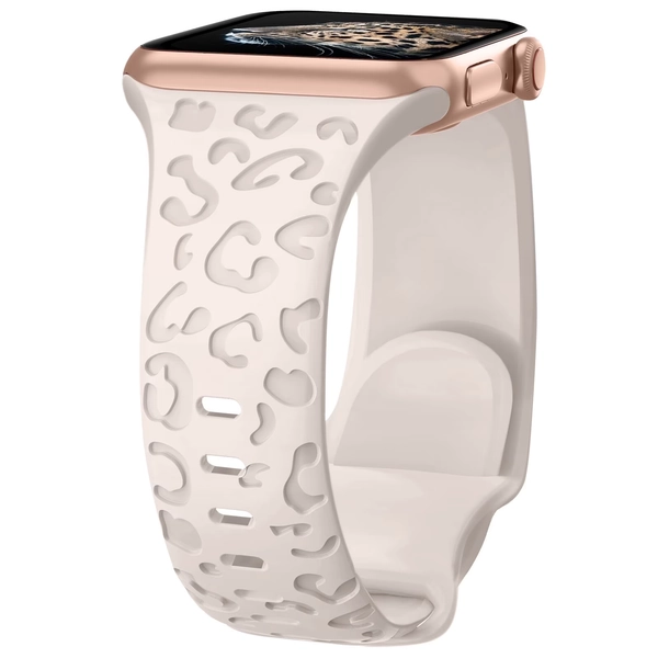 ANTSHARE Compatible with Apple Watch Band 38mm 40mm 41mm 42mm 44mm 45mm, Waterproof Cheetah Sport Silicone Strap Wristbands for iWatch Bands Series 11 10 9 8 7 6 5 4 3 2 1 SE3/2/1 Ultra3/2/1 - Walmart.com