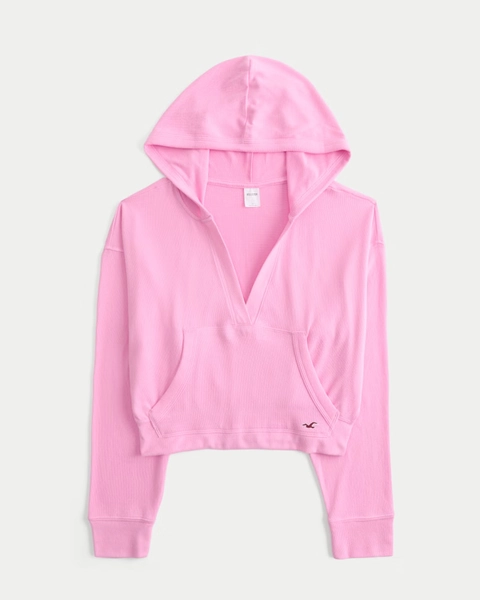 Always Cozy V-Neck Hoodie