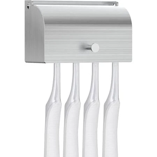Wall Mount Toothbrush Holder with Cover