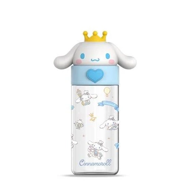 Roffatide Kawii Cartoon Cinnamoroll Leakproof Tritan Water Bottle for Women's