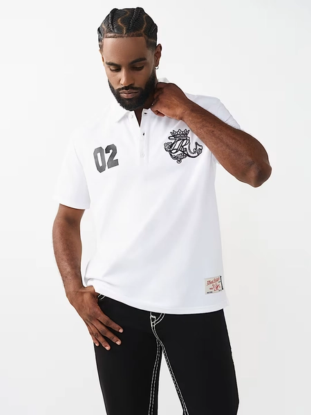LOGO CREST SPORT POLO SHIRT