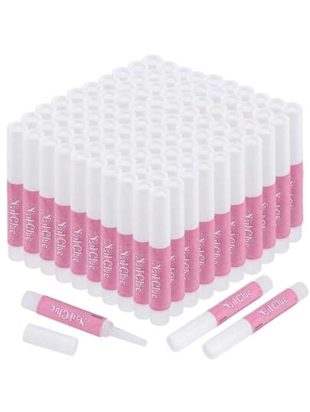 Nail Glue, Super Strong Nail Glue For Acrylic Nails Long Lasting Professional Nail Tip Glue For Press On Nails Bond For Acrylic Nails Adhesive Nail Glue For False Nail Tips 2g/0.07OZ/PCS
