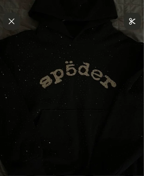 Rinesyone black spider hoodie 
