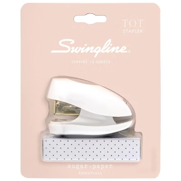 Sugar Paper Essentials Swingline Tot White Stapler