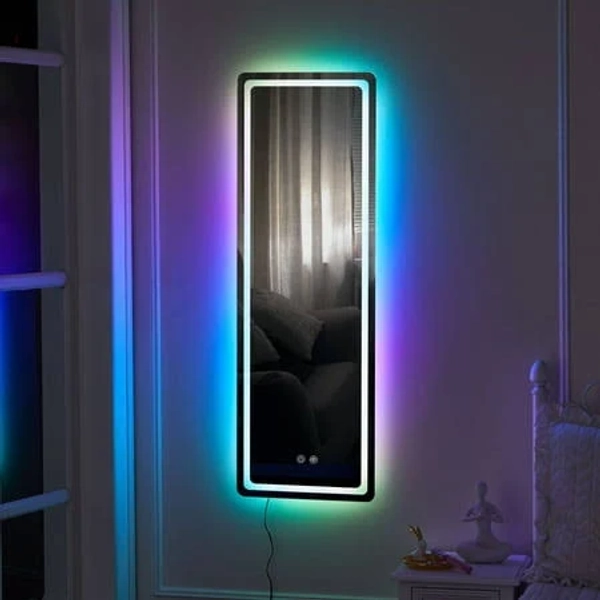 Luxfurni 42"x14" Full Length Wall Mounted Mirror