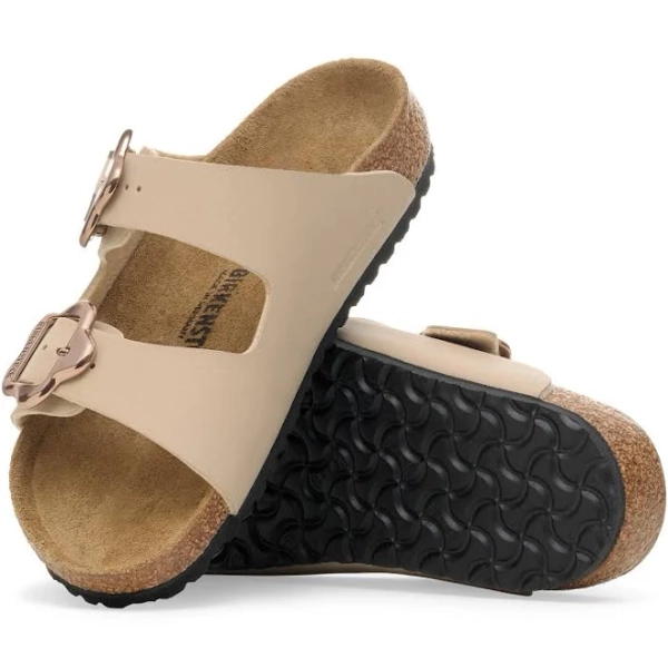 BIRKENSTOCK Winter Collection Kids Arizona Flowers Birko-Flor Sandcastle Two-Strap Sandals