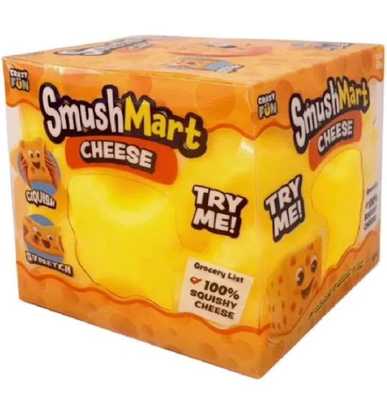 Keto Candy Girl SmushMart Squeezy Cheese Block – Giant Squishy Stress Toy