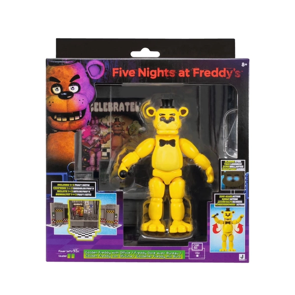 Five Nights at Freddys Golden Freddy Office Set - 5-Inch Articulated Figure