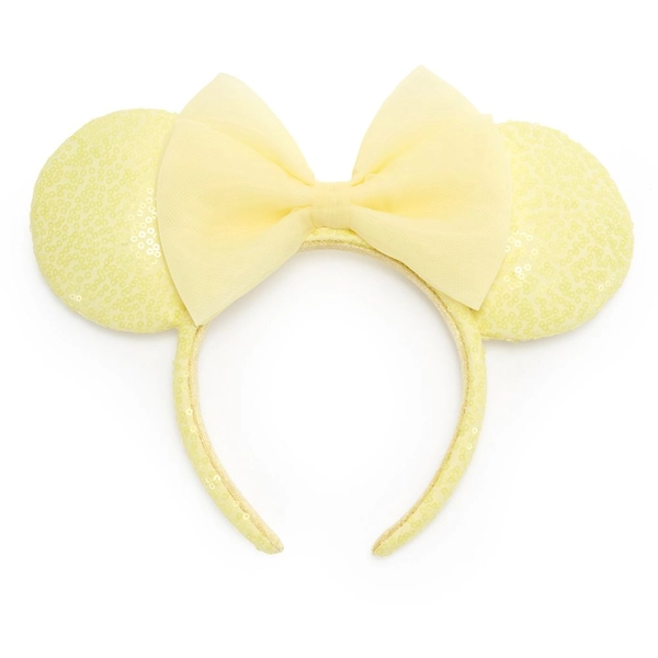 Minnie Mouse Sequined Ear Headband for Adults – Joyful Yellow