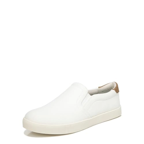 Dr. Scholl's Shoes Women's Madison Slip On Fashion Sneaker, White Soft Canvas, 11