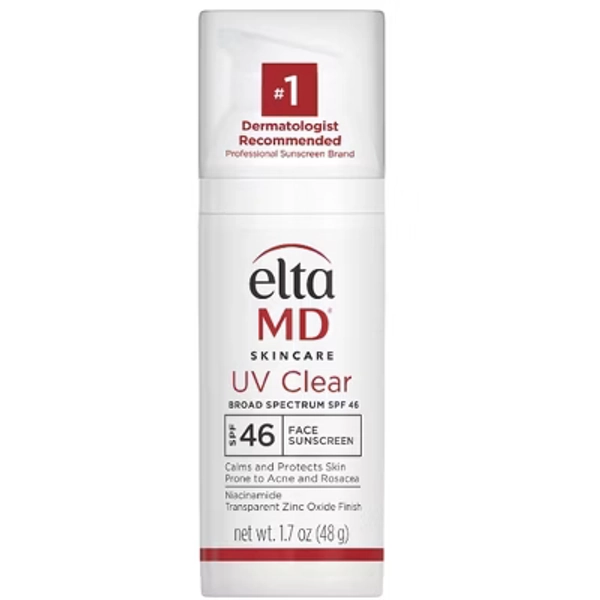 EltaMD UV Clear Broad-Spectrum SPF 46 Facial Sunscreen, 48 g / 1.7 oz