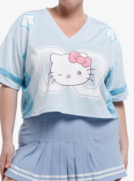 Hello Kitty And Friends Missing You Girls Crop Jersey Plus Size