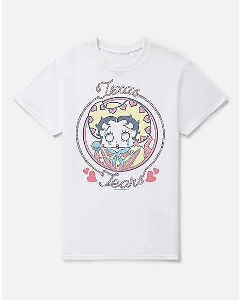 Texas Tears T Shirt - Betty Boop