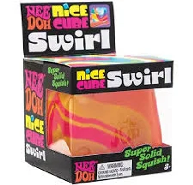 NeeDoh Nice Cube Swirl Squish Toy