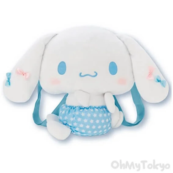 Japan Sanrio UK Cinnamoroll Cute Plush Backpack Official Kawaii Japanese Merchandise Store | Next-Day UK Delivery
