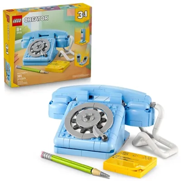 LEGO Creator 3 in 1 Retro Telephone Kids Building Toy 31174
