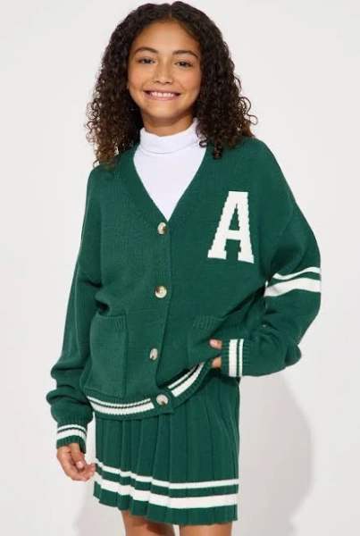 Fashion Nova Kids' Mini Preppy Era Pleated Sweater Skirt Set