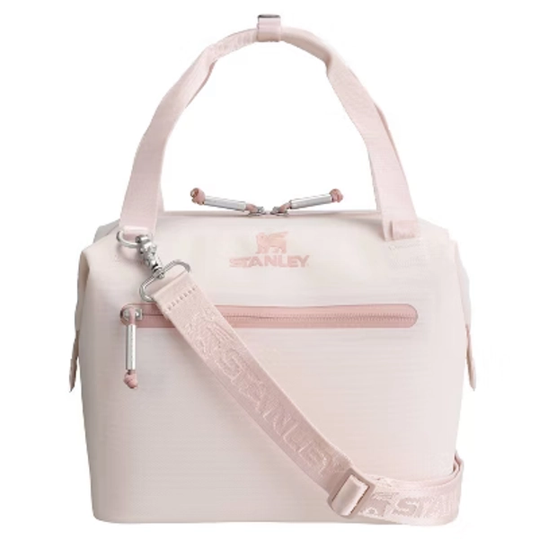 Stanley 10 Cans/7.4qt All Day Julienne Mini Bag Cooler - Rose Quartz: Soft-Sided Cooler