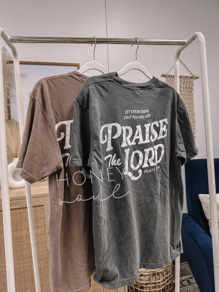 ORIGINAL Let Every Breath Praise The Lord Tee | Screen Print tshirt | Christian apparel | Faith Based Christian Shirt | Unisex Screen Print