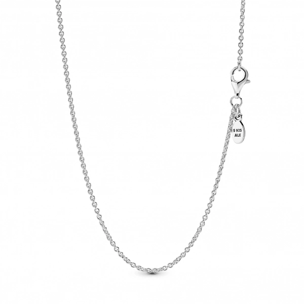 Silver Collier Necklace - 90cm