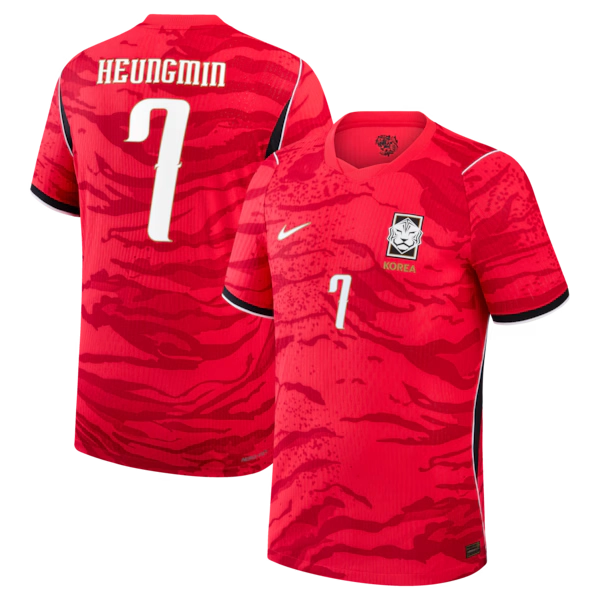 Son Heung-Min South Korea National Team Nike 2026 Home Match Authentic Jersey - Red