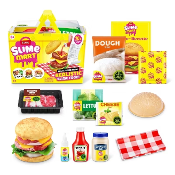 Slime Mart Small Basket Burger Slimes and Putties: Creativity Focus, 1.71 Net Weight, Single Piece