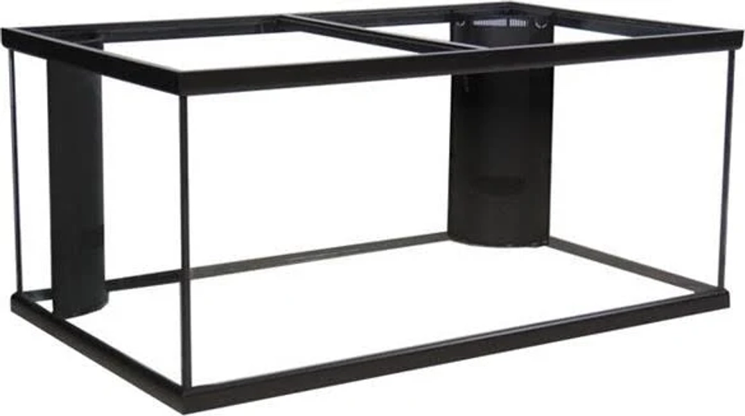 Marineland 180 Gallon Black Tank with 2 Cornerflo