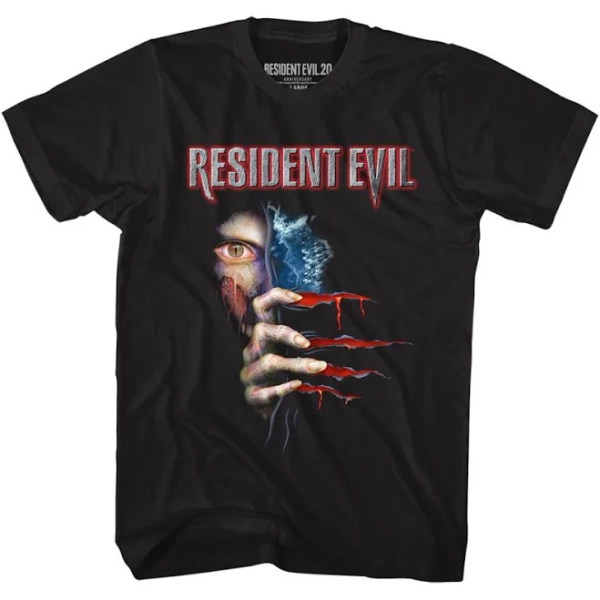 AMERICAN CLASSICS Resident Evil Gaming Peekin' Adult Short Sleeve T Shirt Men's