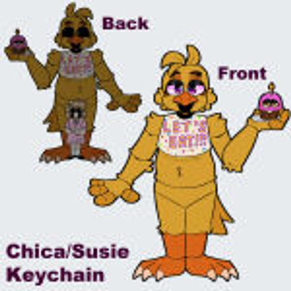 Chica/Susie Keychain by 1nkCr0w - ACGGOODS