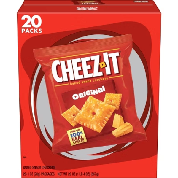Cheez-It Original Baked Snack Crackers - 1oz - 20ct