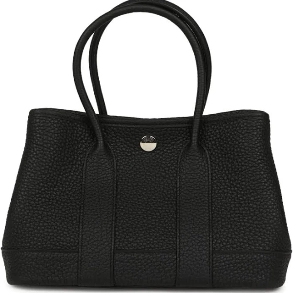 Hermes Garden Party Neo 23 Black Negonda Palladium Hardware